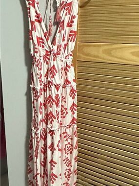 Marshalls Floral Pattern Sleeveless Maxi Dress
